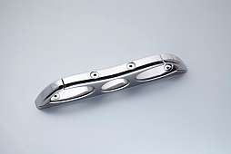 NOMEN Cleat-2-CLIP stainless steel - top screwed 20181107 NO Klampe 023 H15 21x14
