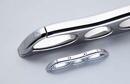 NOMEN Cleat-2-CLIP stainless steel + small aluminium top screwed 20181107 NO Klampe 026 cut H15 21x14 NO SCREWS